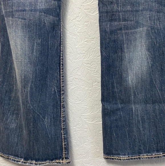 Vigoss Distressed Bootcut Jeans Flap Pocket A72 - Picture 9 of 9